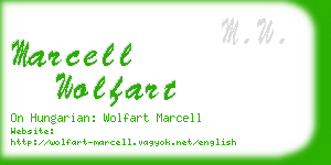 marcell wolfart business card